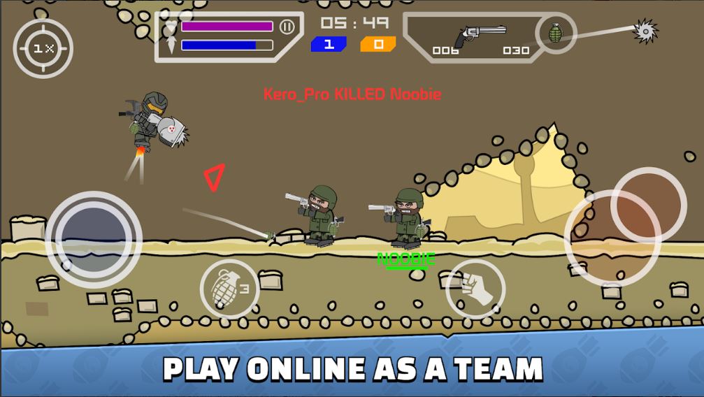 fgfg Doodle Army Mini Militia 2 Mod APK v5.5.0 (Unlimited Money)