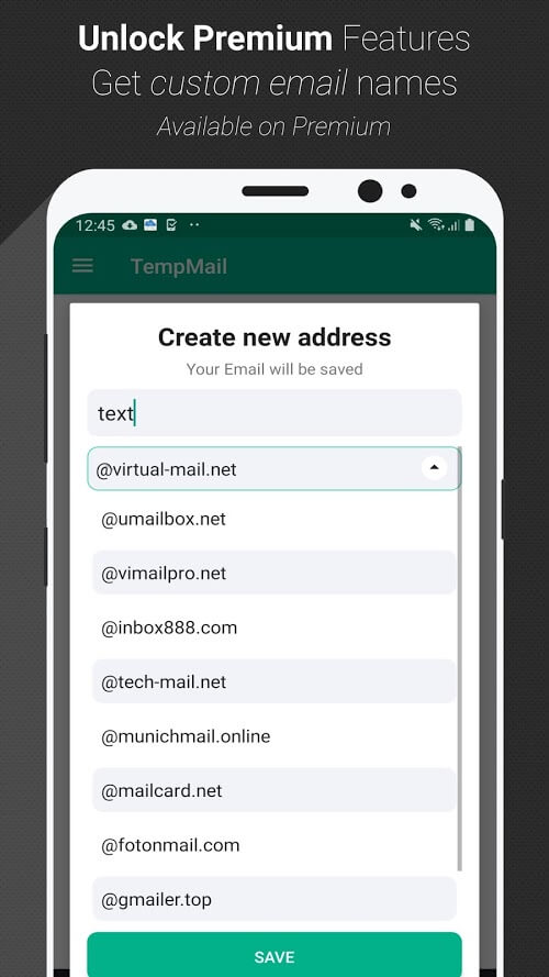 temp mail mod apk download